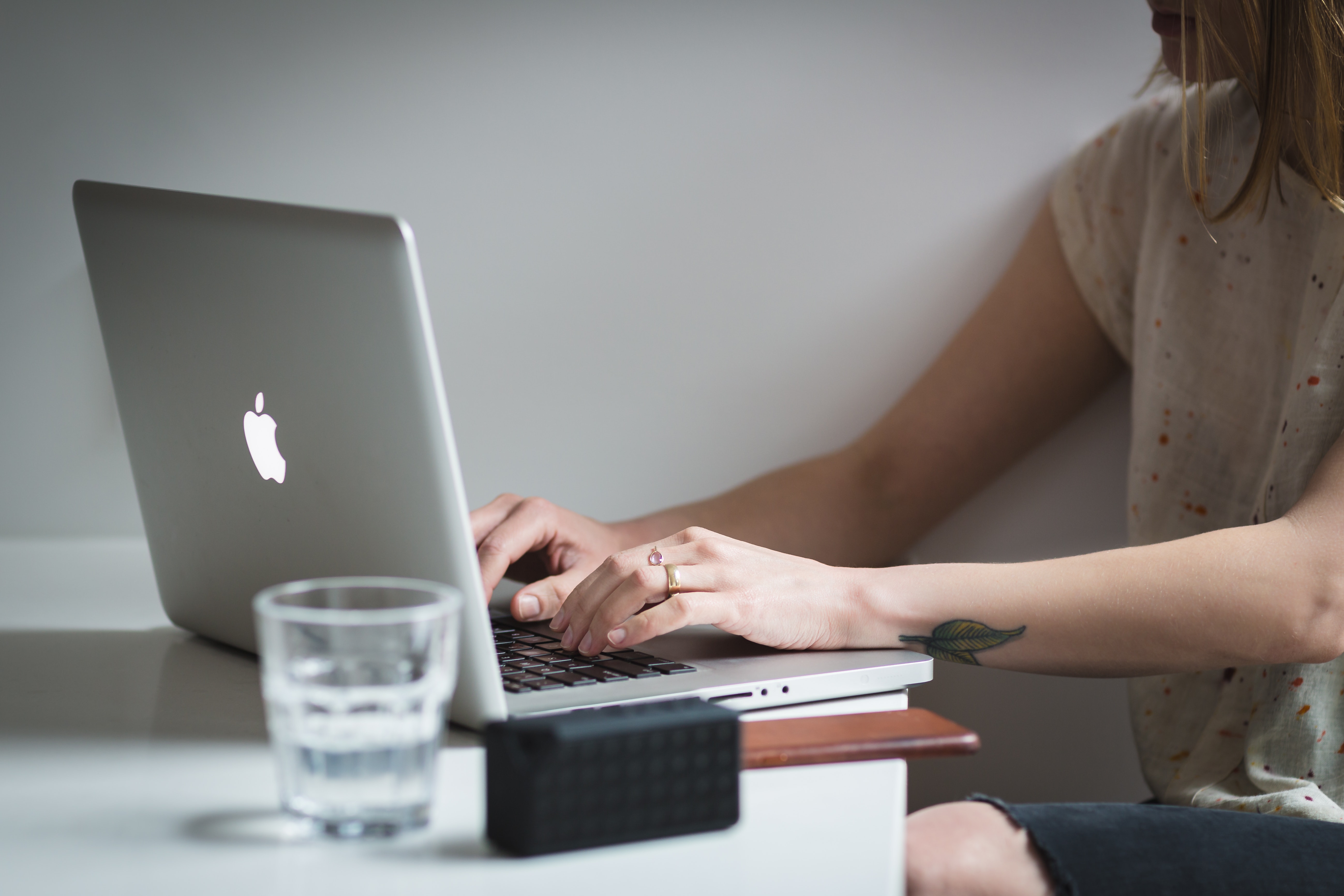 water-at-desk